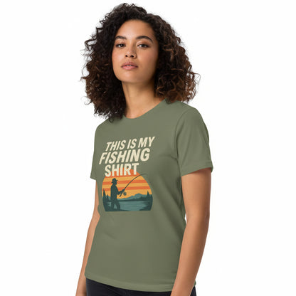This Is My Fishing Shirt Funny T-Shirt – Angler Humor, Unisex, Soft Cotton