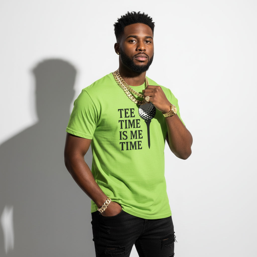 Golf Escape Slogan Shirt – Tee Time is Me Time Graphic, Gift for Players, South Dakota