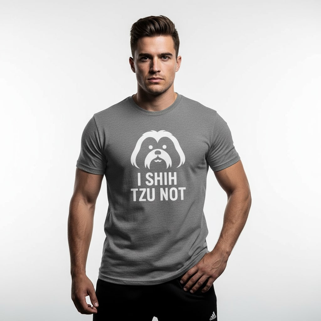 I Shih Tzu Not Dog Pun Tee – Cute Graphic, Gift for Pet Lovers, Unisex
