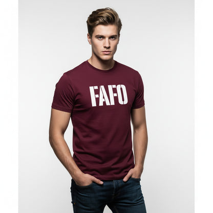 FAFO Slogan T-Shirt – Funny Meme Graphic, Unisex, Soft Cotton