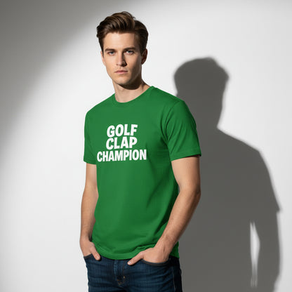 Golf Clap Champion Graphic Tee – Humor Sports Shirt, Player Gift