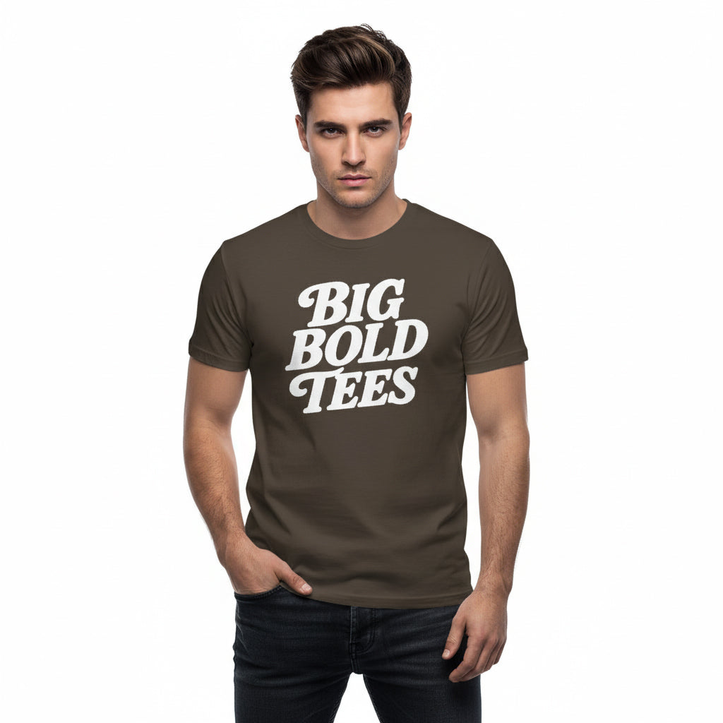 Big Bold Tees Statement T-Shirt – Graphic Slogan, Unisex, Soft Cotton