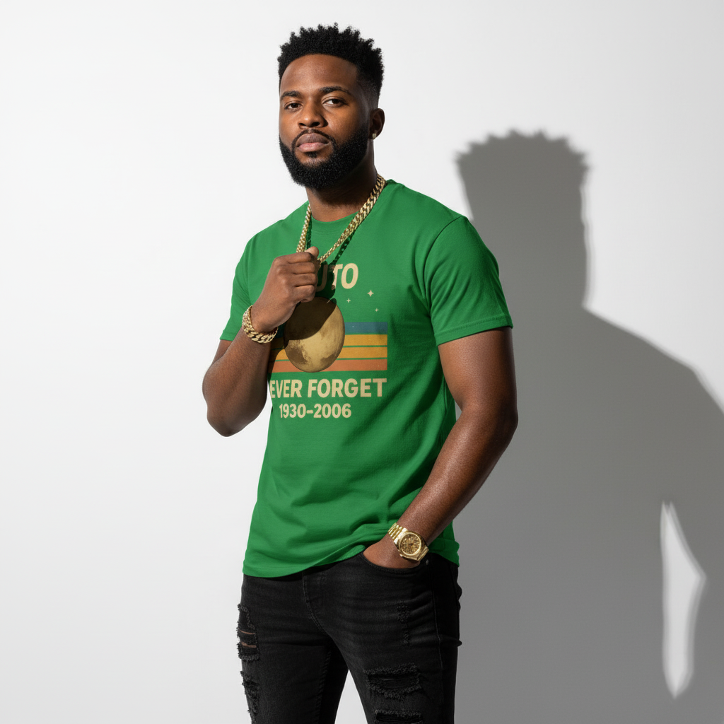 Pluto Planet Memorial Tee – Science Humor Shirt, Comfortable Fit, Gift for Space Fans