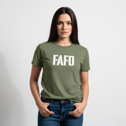 FAFO Slogan T-Shirt – Funny Meme Graphic, Unisex, Soft Cotton