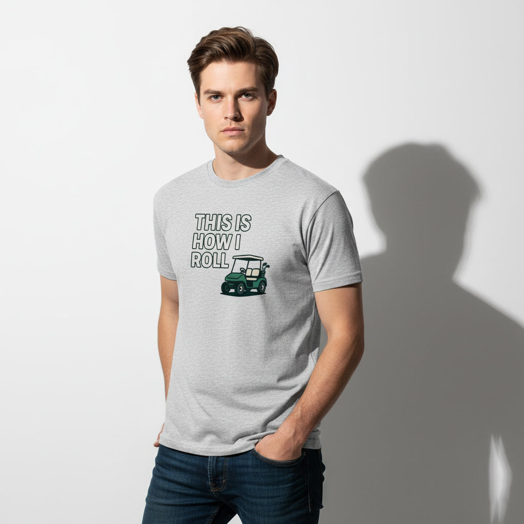 This Is How I Roll Golf T-Shirt – Funny Sports Graphic Tee, Unisex