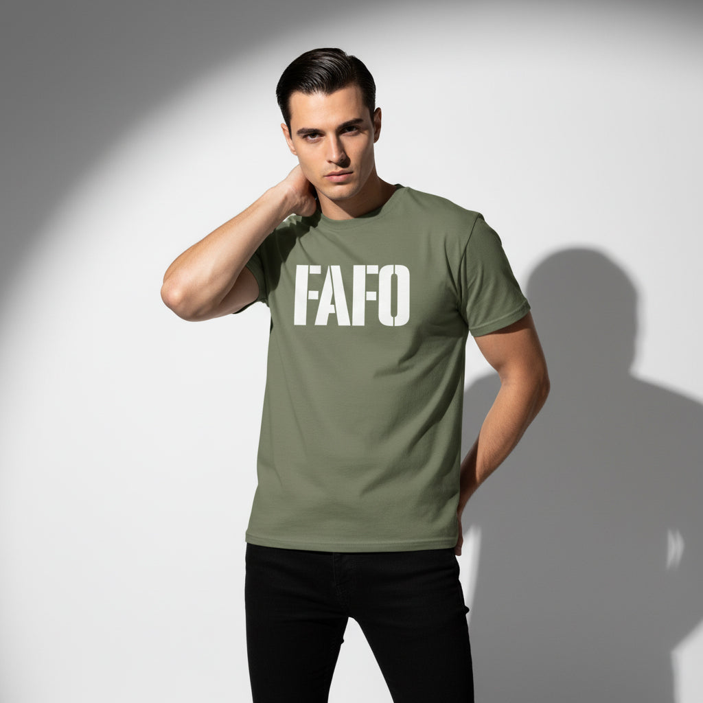 FAFO Slogan T-Shirt – Funny Meme Graphic, Unisex, Soft Cotton