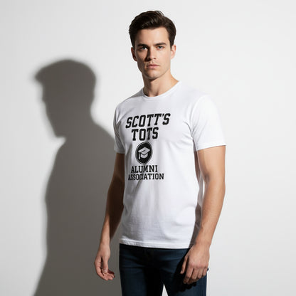 Scott’s Tots Alumni Association T-Shirt – The Office Inspired, Funny Fan Tee, Unisex
