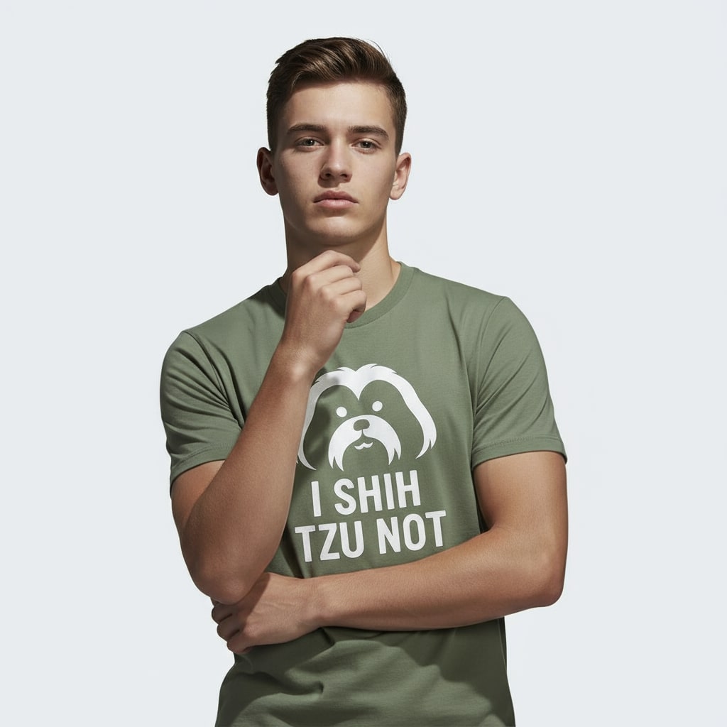 I Shih Tzu Not Dog Pun Tee – Cute Graphic, Gift for Pet Lovers, Unisex