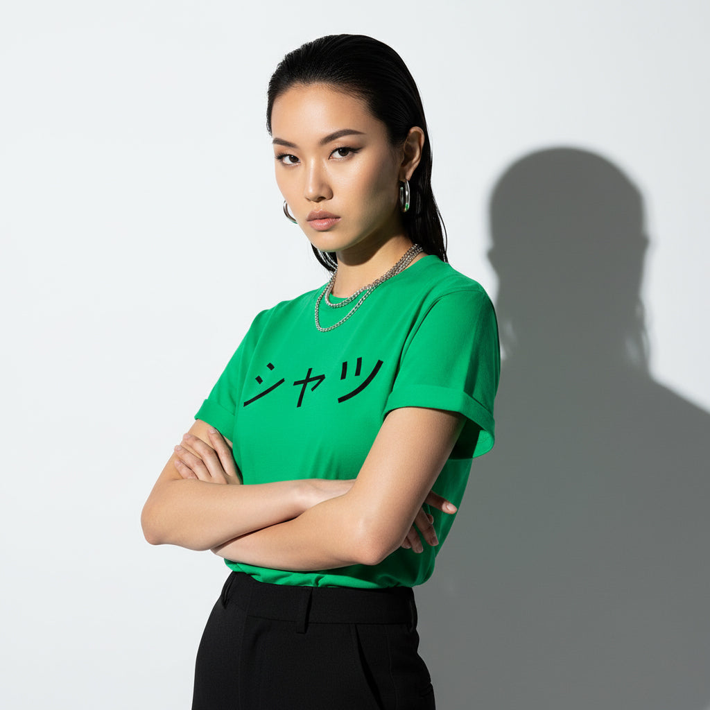 Happy Japanese Theme T-Shirt – Symbolic Kanji, Comfort Fit, Gift for Japan Lovers