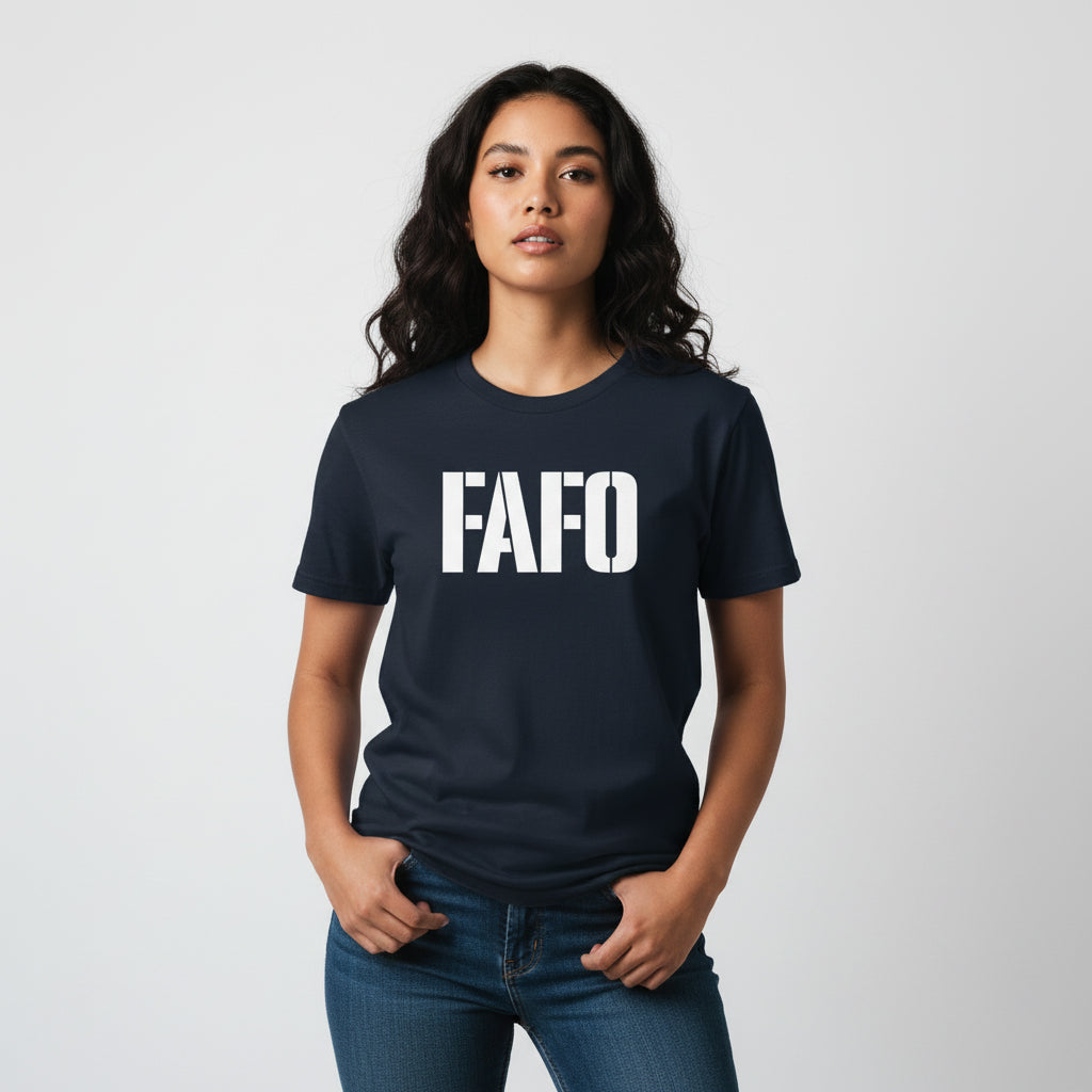FAFO Slogan T-Shirt – Funny Meme Graphic, Unisex, Soft Cotton