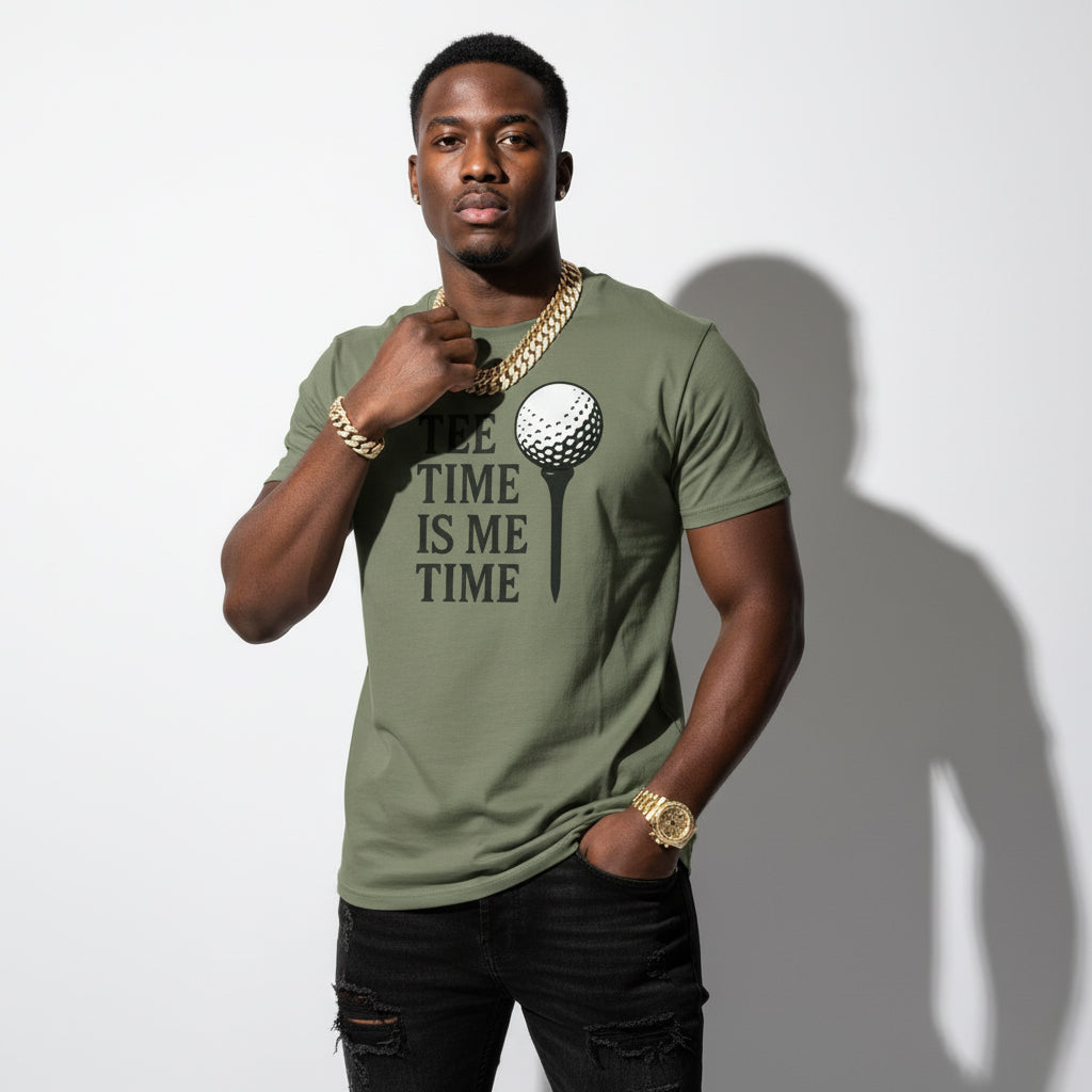 Golf Escape Slogan Shirt – Tee Time is Me Time Graphic, Gift for Players, South Dakota