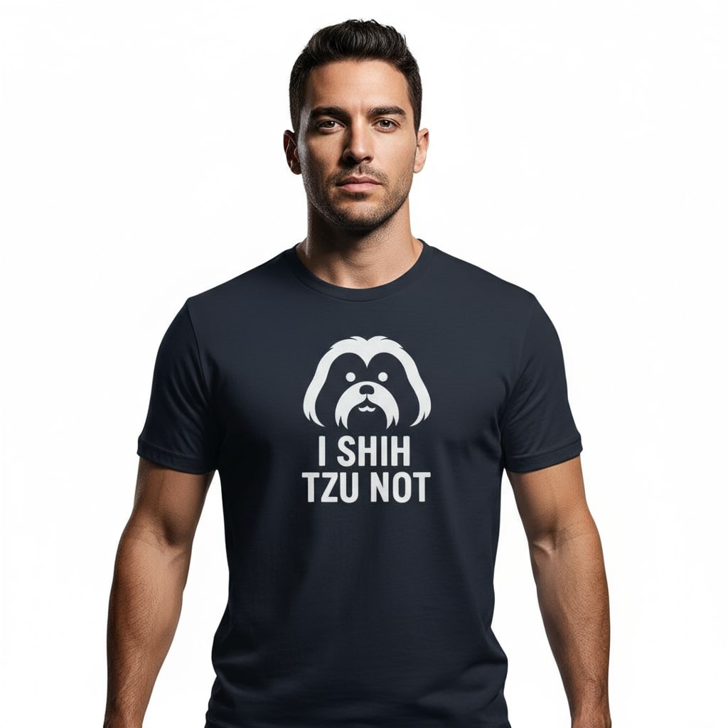 I Shih Tzu Not Dog Pun Tee – Cute Graphic, Gift for Pet Lovers, Unisex