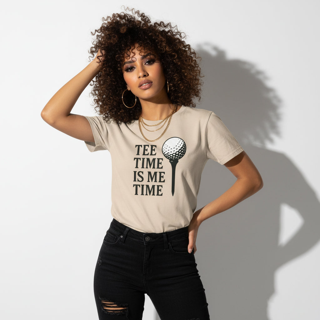 Golf Escape Slogan Shirt – Tee Time is Me Time Graphic, Gift for Players, South Dakota
