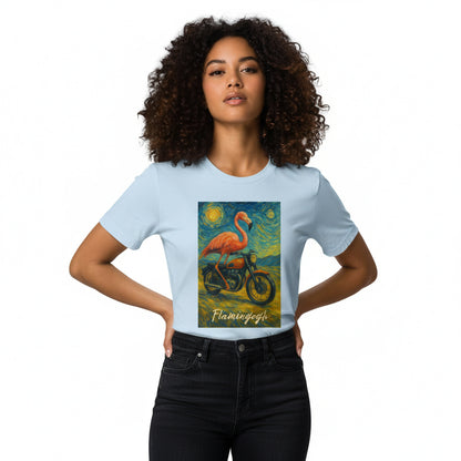Flamingogh Flamingo Van Gogh Tee – Unique Art Lover Gift, Unisex, Soft Cotton