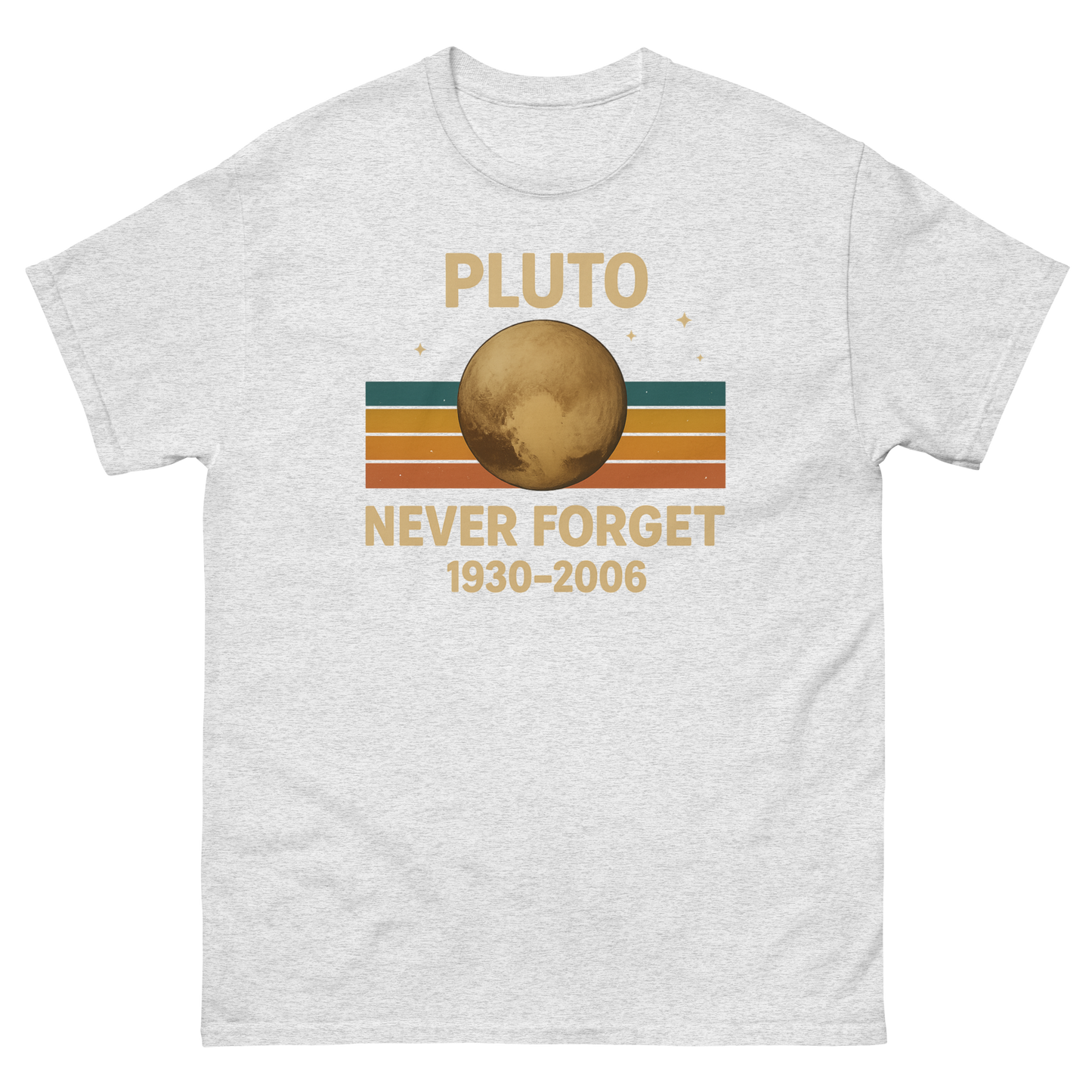 Pluto Planet Memorial Tee – Science Humor Shirt, Comfortable Fit, Gift for Space Fans
