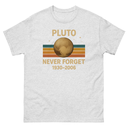 Pluto Planet Memorial Tee – Science Humor Shirt, Comfortable Fit, Gift for Space Fans