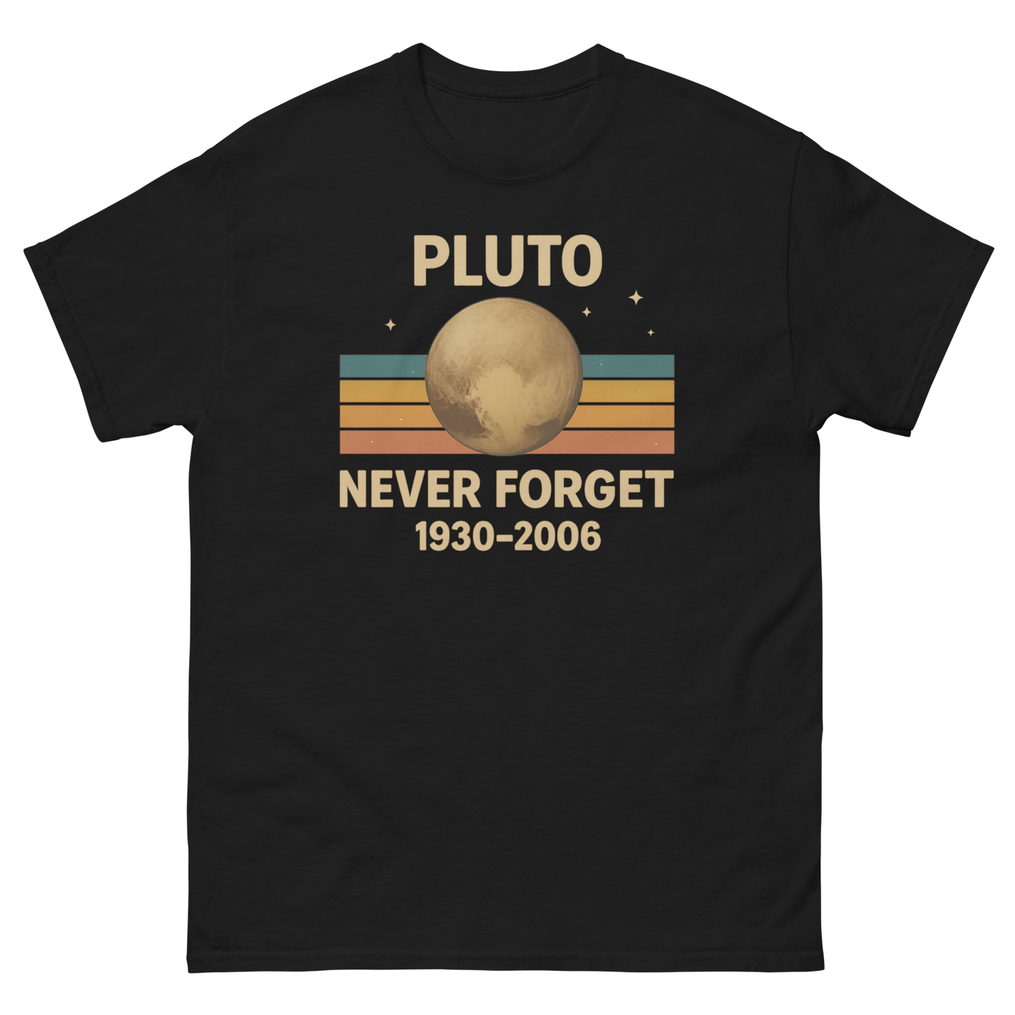 Pluto Planet Memorial Tee – Science Humor Shirt, Comfortable Fit, Gift for Space Fans