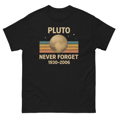 Pluto Planet Memorial Tee – Science Humor Shirt, Comfortable Fit, Gift for Space Fans