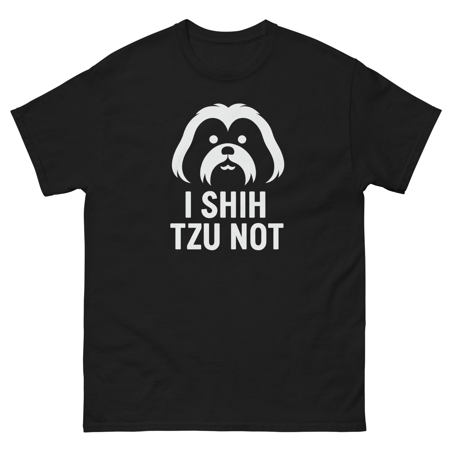 I Shih Tzu Not Dog Pun Tee – Cute Graphic, Gift for Pet Lovers, Unisex