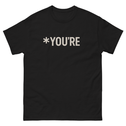 Grammar Nerd Shirt – *YOU’RE Mistake Fighter, Unisex, Gift for Writers