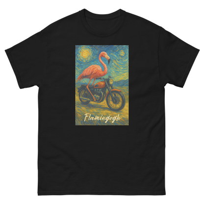 Flamingogh Flamingo Van Gogh Tee – Unique Art Lover Gift, Unisex, Soft Cotton