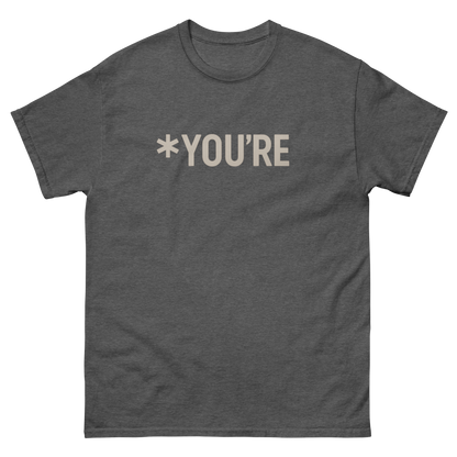 Grammar Nerd Shirt – *YOU’RE Mistake Fighter, Unisex, Gift for Writers