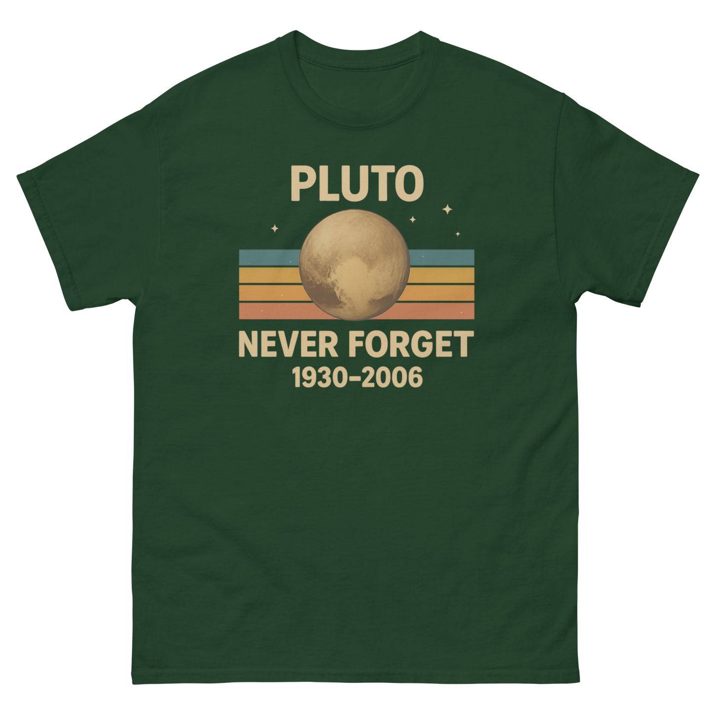 Pluto Planet Memorial Tee – Science Humor Shirt, Comfortable Fit, Gift for Space Fans