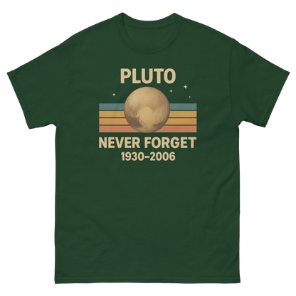 Pluto Planet Memorial Tee – Science Humor Shirt, Comfortable Fit, Gift for Space Fans