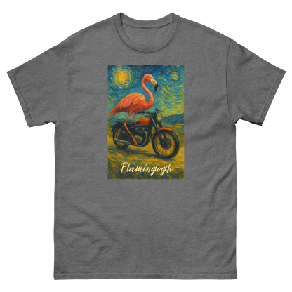 Flamingogh Flamingo Van Gogh Tee – Unique Art Lover Gift, Unisex, Soft Cotton