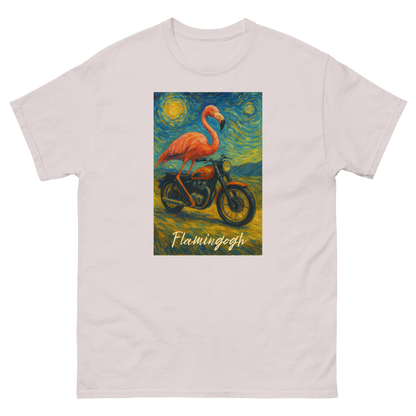 Flamingogh Flamingo Van Gogh Tee – Unique Art Lover Gift, Unisex, Soft Cotton