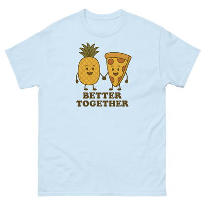 Better Together Pizza Pineapple Tee – Unique Foodie Shirt, Comfortable Fit, Youth & Adult