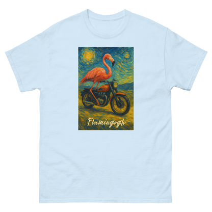 Flamingogh Flamingo Van Gogh Tee – Unique Art Lover Gift, Unisex, Soft Cotton