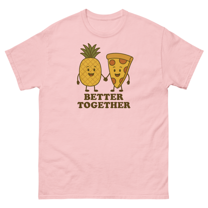 Better Together Pizza Pineapple Tee – Unique Foodie Shirt, Comfortable Fit, Youth & Adult