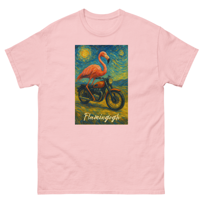 Flamingogh Flamingo Van Gogh Tee – Unique Art Lover Gift, Unisex, Soft Cotton
