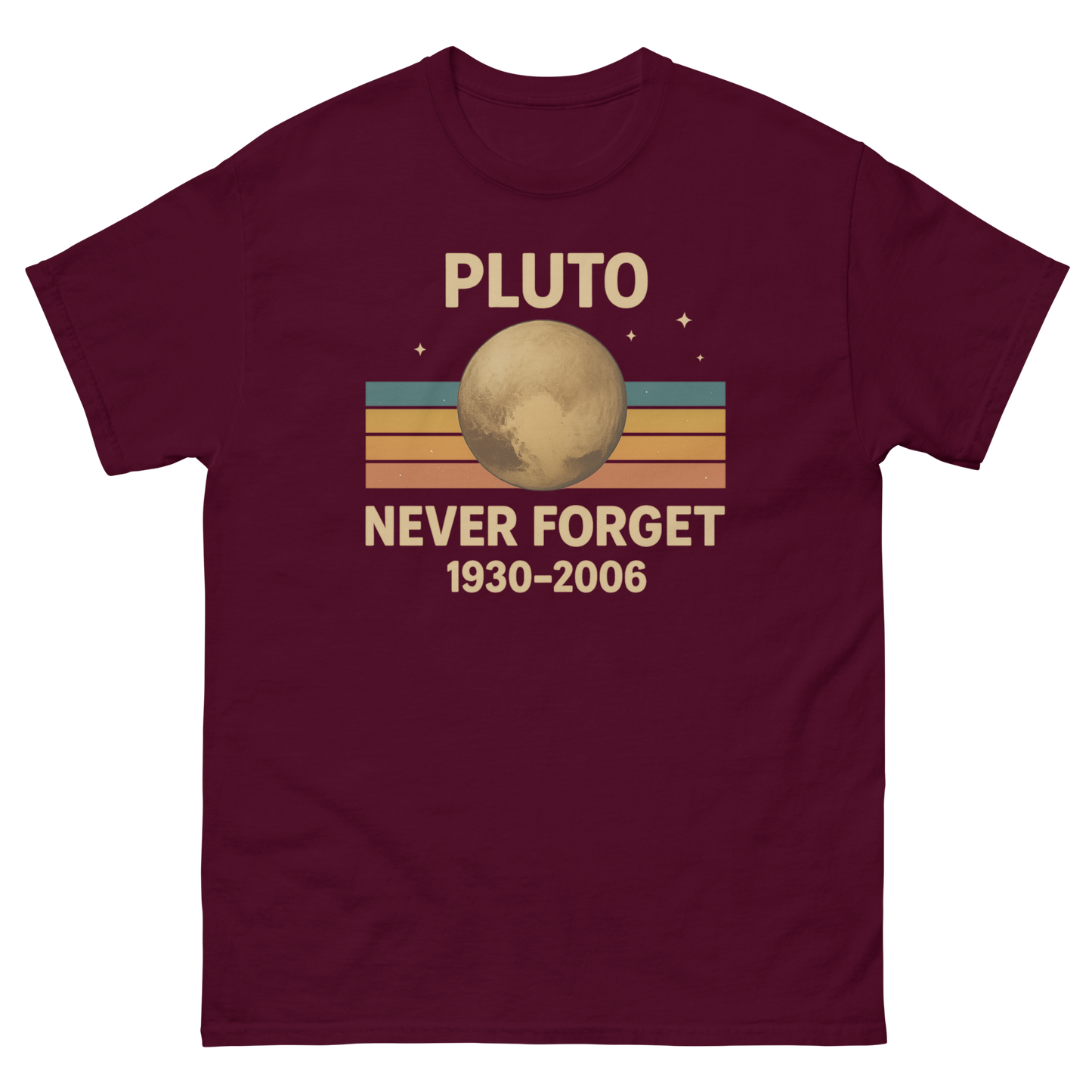 Pluto Planet Memorial Tee – Science Humor Shirt, Comfortable Fit, Gift for Space Fans
