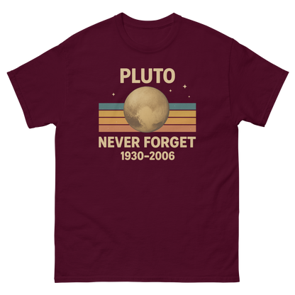 Pluto Planet Memorial Tee – Science Humor Shirt, Comfortable Fit, Gift for Space Fans