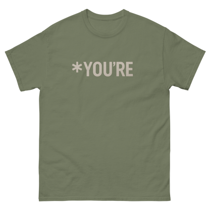 Grammar Nerd Shirt – *YOU’RE Mistake Fighter, Unisex, Gift for Writers