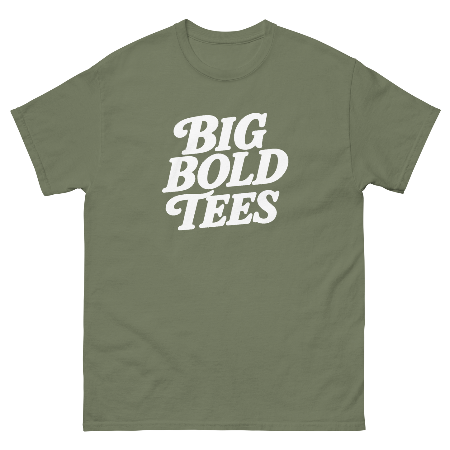 Big Bold Tees Statement T-Shirt – Graphic Slogan, Unisex, Soft Cotton