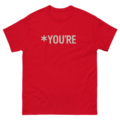 Grammar Nerd Shirt – *YOU’RE Mistake Fighter, Unisex, Gift for Writers