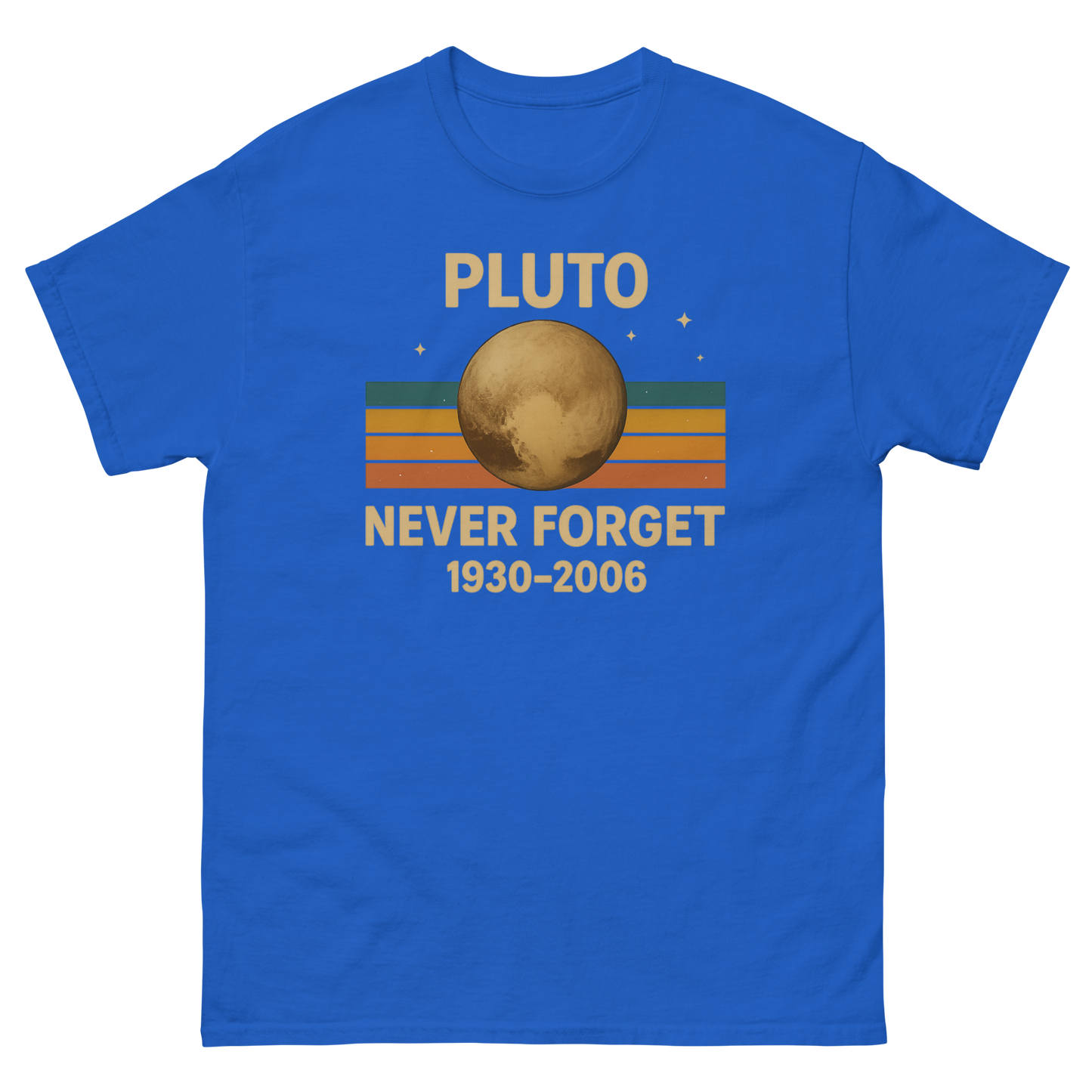 Pluto Planet Memorial Tee – Science Humor Shirt, Comfortable Fit, Gift for Space Fans