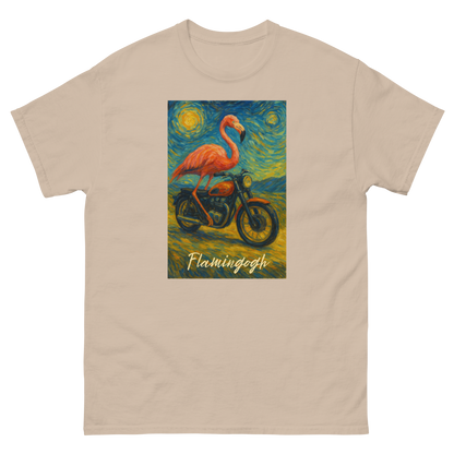 Flamingogh Flamingo Van Gogh Tee – Unique Art Lover Gift, Unisex, Soft Cotton