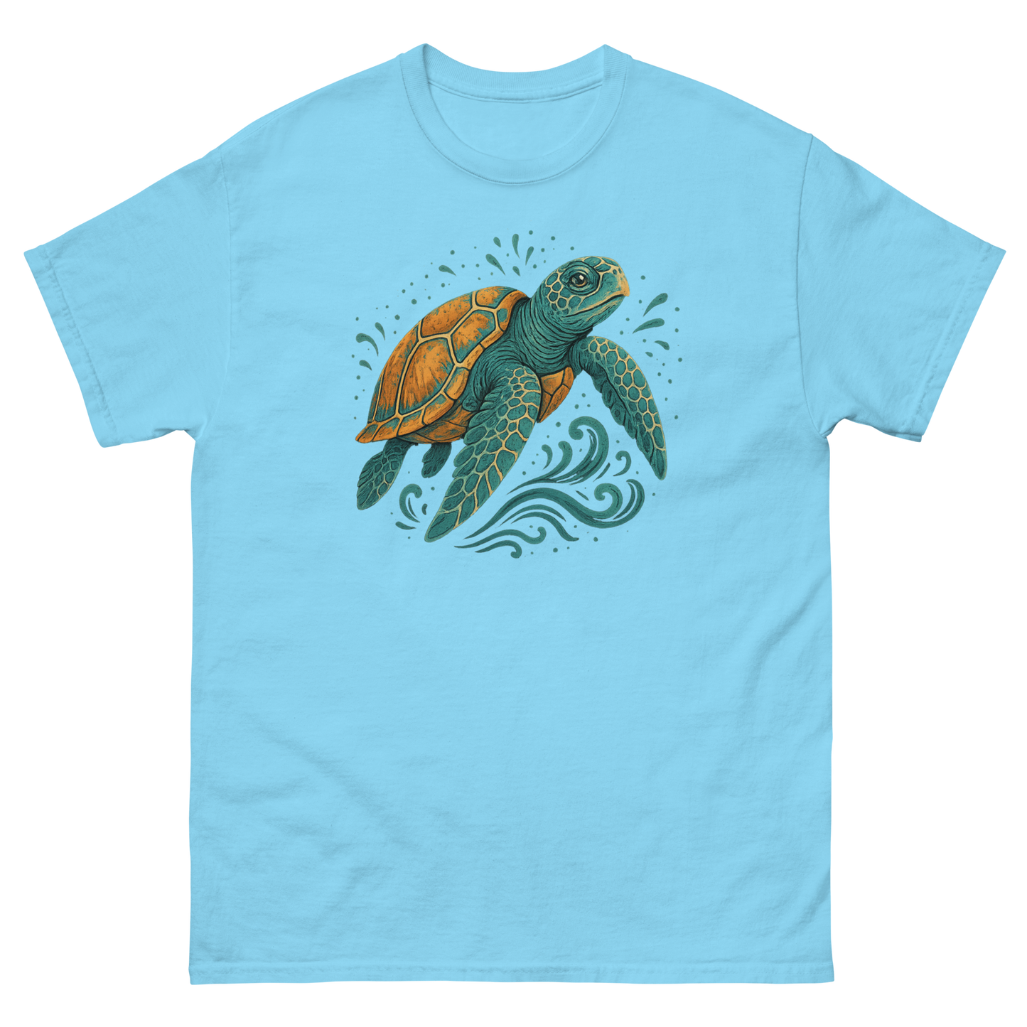 Sea Turtle Graphic T-Shirt – Ocean Animal, Soft Cotton, Eco-Friendly, Unisex
