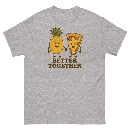 Better Together Pizza Pineapple Tee – Unique Foodie Shirt, Comfortable Fit, Youth & Adult