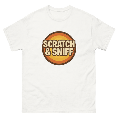 Scratch & Sniff Funny T-Shirt – Graphic Humor Tee, Unisex, Soft Cotton