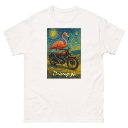 Flamingogh Flamingo Van Gogh Tee – Unique Art Lover Gift, Unisex, Soft Cotton
