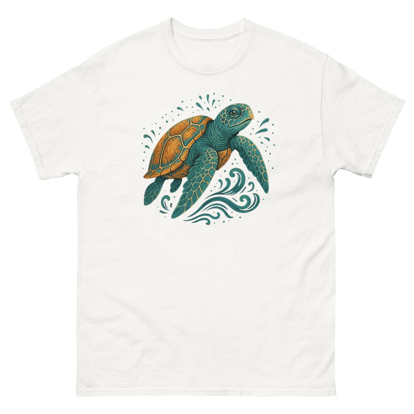 Sea Turtle Graphic T-Shirt – Ocean Animal, Soft Cotton, Eco-Friendly, Unisex