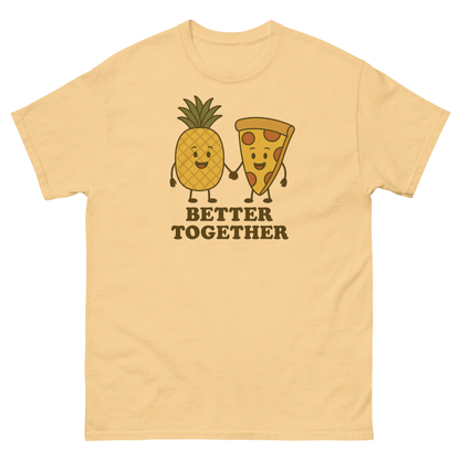 Better Together Pizza Pineapple Tee – Unique Foodie Shirt, Comfortable Fit, Youth & Adult